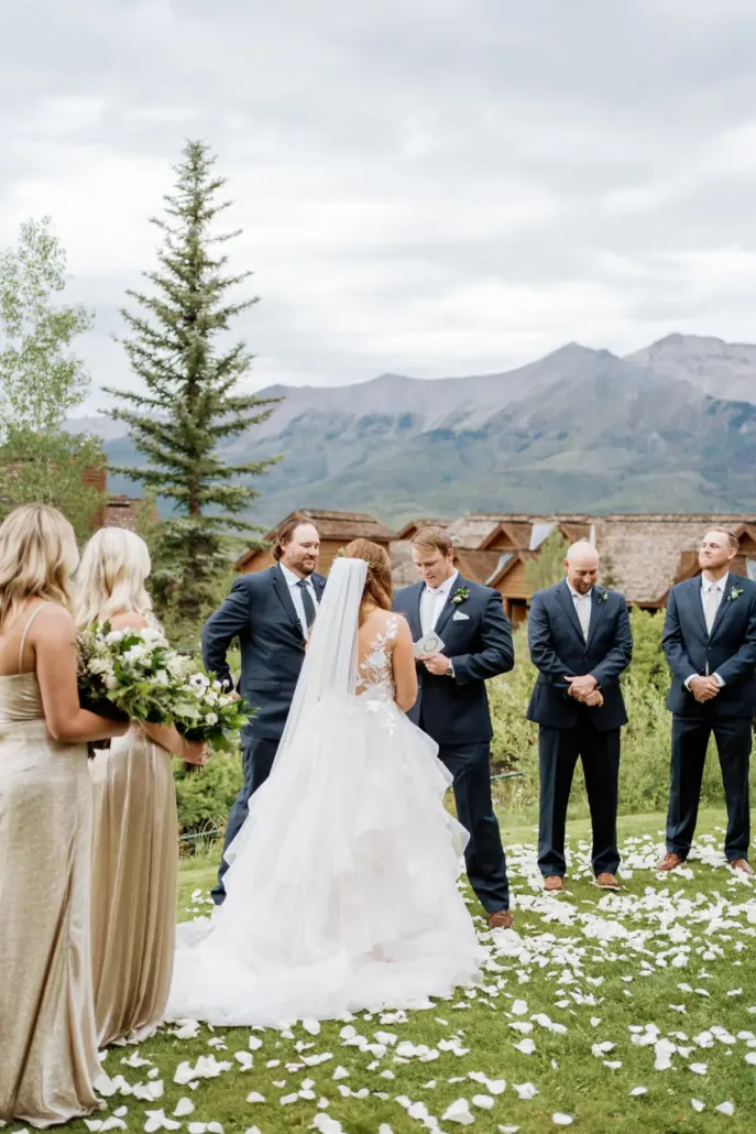 Weddings on the Grassy Knoll at Mountain Lodge Telluride